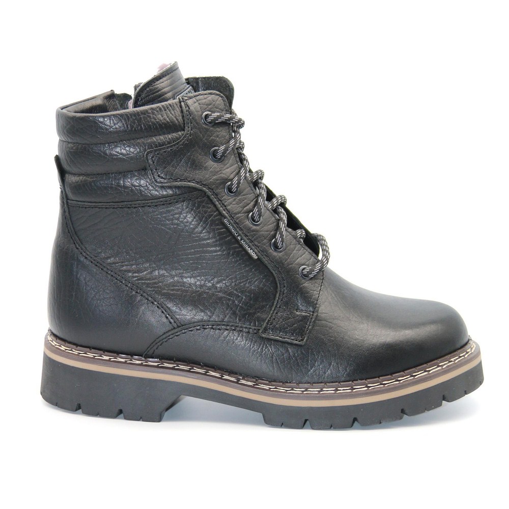 Зимові шкіряні черевики на натуральній вовні Giorgio Minardi (Польща) модель 5382-5116 