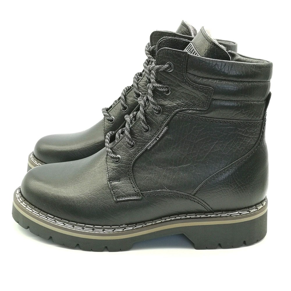 Зимові шкіряні черевики на натуральній вовні Giorgio Minardi (Польща) модель 5382-5116 