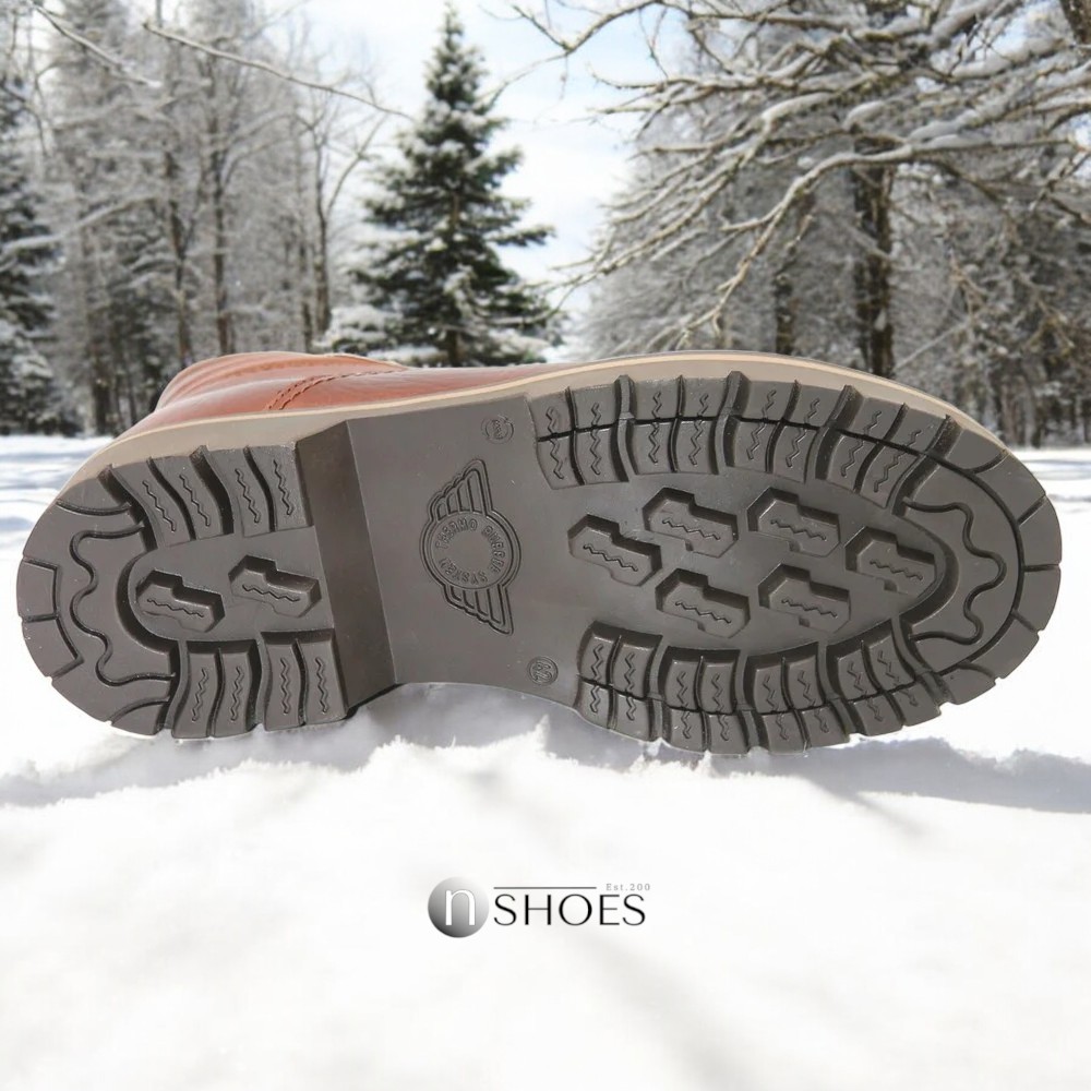 Зимові шкіряні черевики на натуральній вовні Giorgio Minardi (Польща) модель 5383