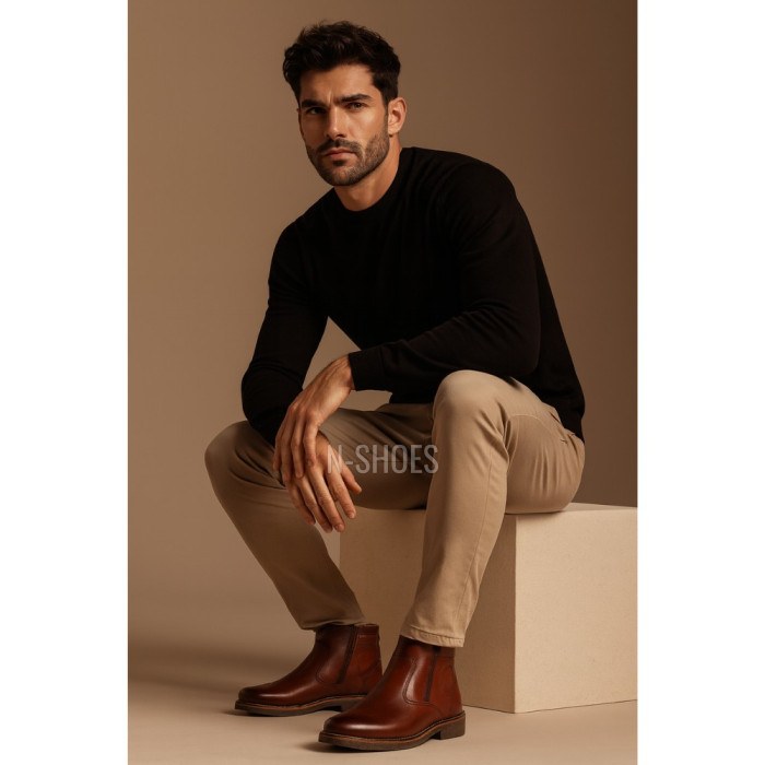 Buy Men’s Leather Winter Boots Giorgio Minardi 390-brib-fn 5384