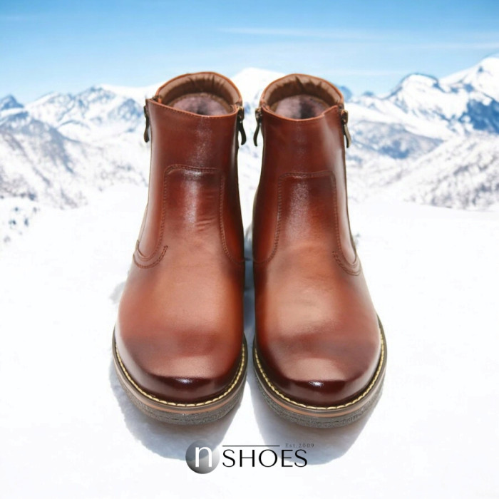 Buy Men’s Leather Winter Boots Giorgio Minardi 390-brib-fn 5384