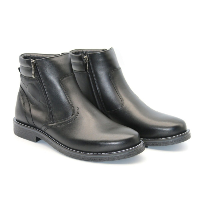 Купить мужские тёплые кожаные зимние ботинки Giorgio Minardi 390-c21b-fn 5385-5115
