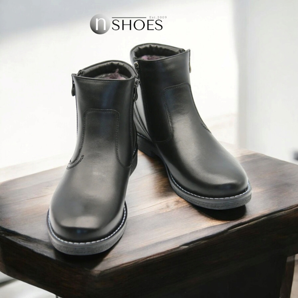 Чорні шкіряні черевики Giorgio Minardi (Польща) модель 5385-5115