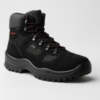 Men's black winter trekking boots Grisport 10626S199G Nero 1 5397 made of genuine leather, sizes 41 and 45, with a discount on the GriTex membrane from the Italian brand