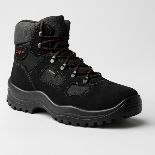 Men's black winter trekking boots Grisport 10626S199G Nero 1 5397 made of genuine leather, sizes 41 and 45, with a discount on the GriTex membrane from the Italian brand