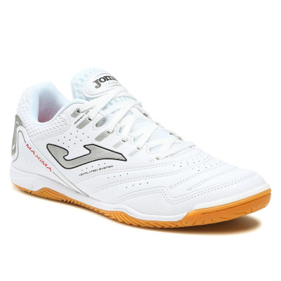 Футзальне взуття - білі футзалки Joma Maxima 2302 MAXW2302IN White 5439