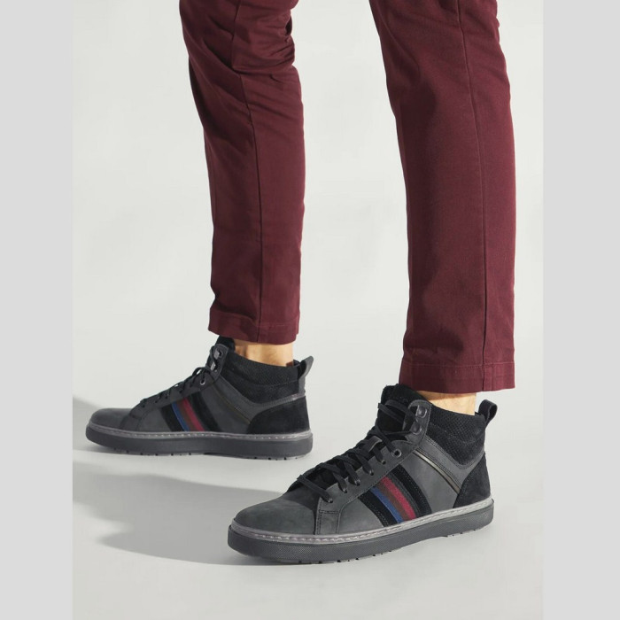 Buy Men’s Leather Sneakers Lasocki MB-SPOD-12 Black 5456