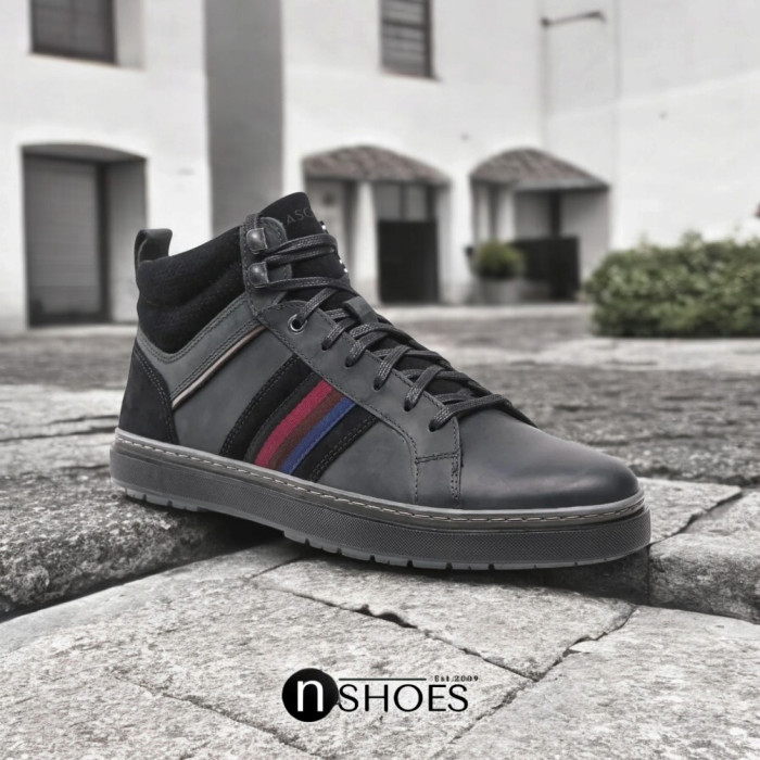 Buy Men’s Leather Sneakers Lasocki MB-SPOD-12 Black 5456