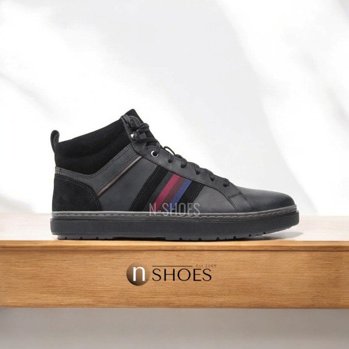Купити чоловічі шкіряні кросівки Lasocki MB-SPOD-12 Black 5456