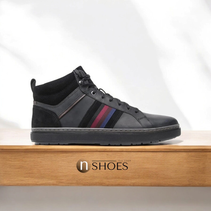 Buy Men’s Leather Sneakers Lasocki MB-SPOD-12 Black 5456