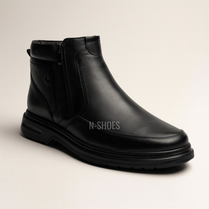 Buy men’s winter boots Giorgio Minardi 1348m czarny made of genuine leather