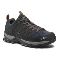 Трекинговые синие ботинки CMP Rigel Low Trekking Shoes Wp 3Q13247 Antracite/Arabica 5492