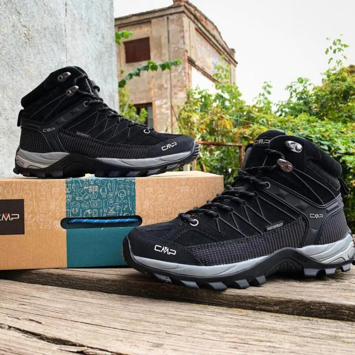 Трекинговые ботинки CMP Rigel Mid Wp 3Q12947 Nero/Grey 73UC модель 5495