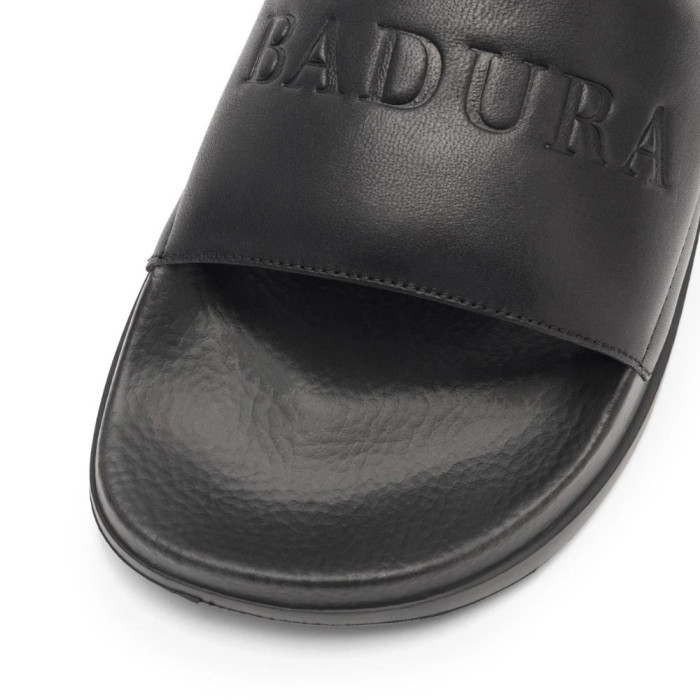 Чорні чоловічі шльопанці Badura DARBY-14 для абсолютного комфорту