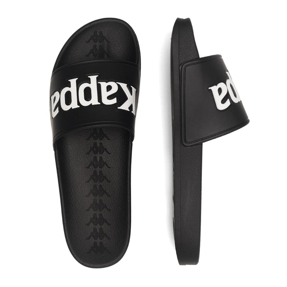 Чорні гумові шльопанці Kappa (Італія) модель 5518