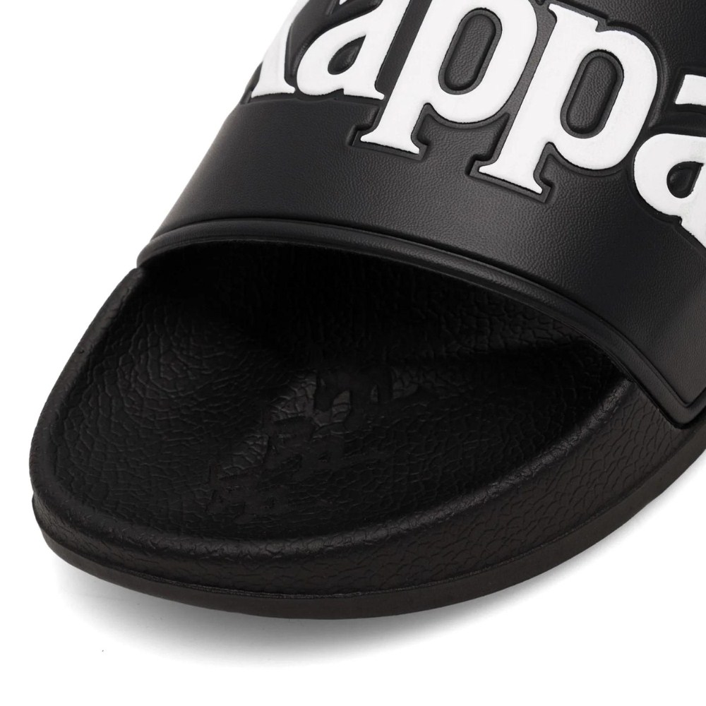 Чорні гумові шльопанці Kappa (Італія) модель 5518