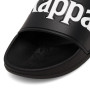 Чорні гумові шльопанці Kappa (Італія) модель 5518