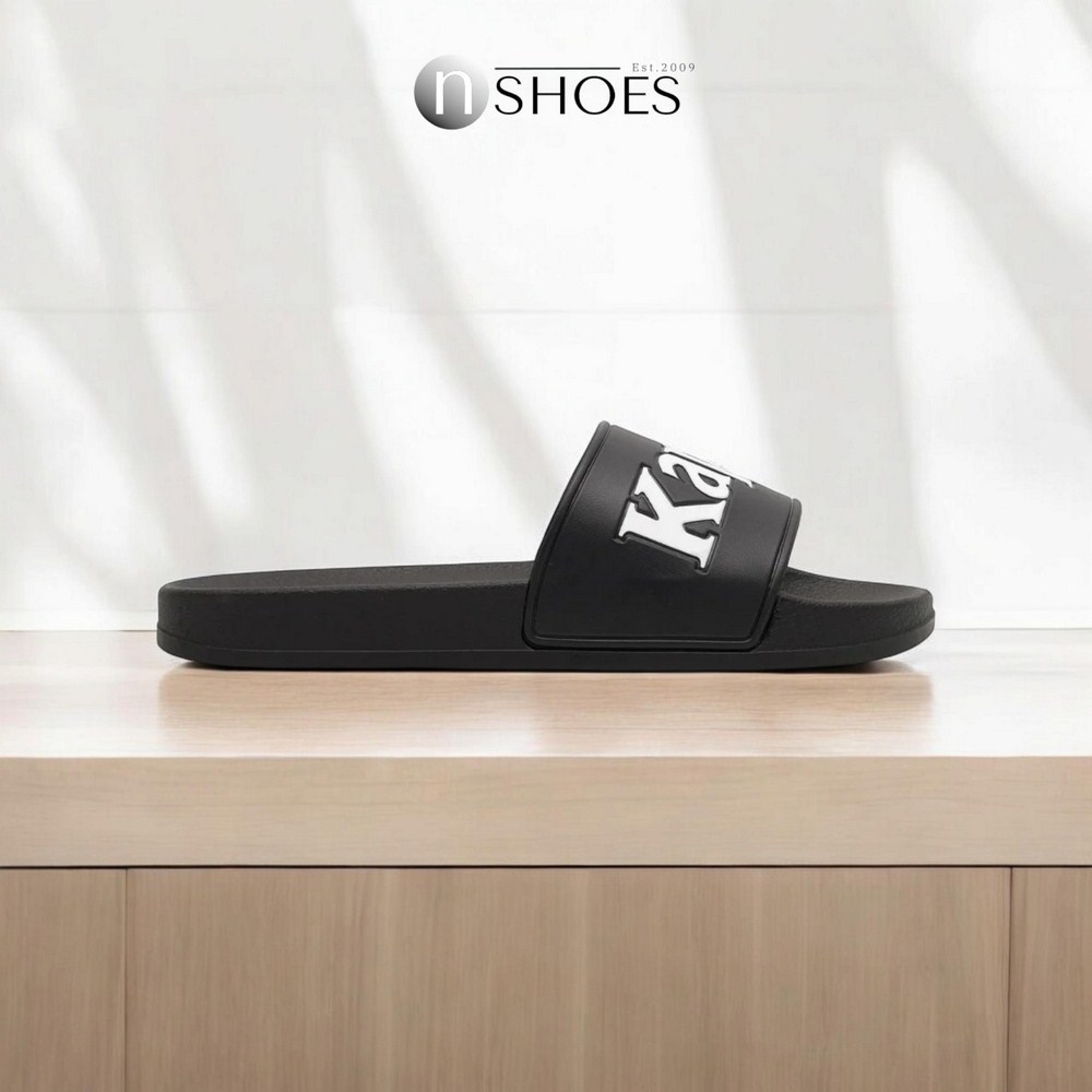 Чорні гумові шльопанці Kappa (Італія) модель 5518