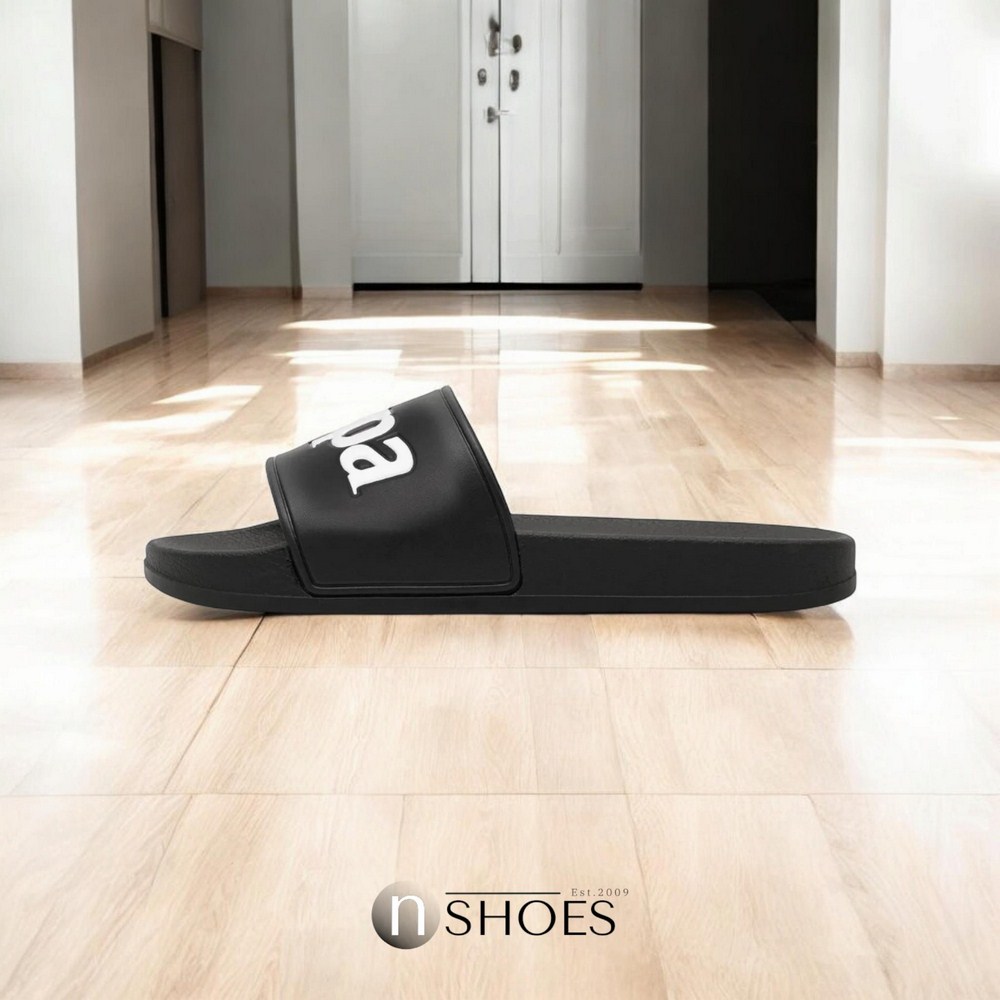 Чорні гумові шльопанці Kappa (Італія) модель 5518