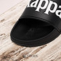 Чорні гумові шльопанці Kappa (Італія) модель 5518