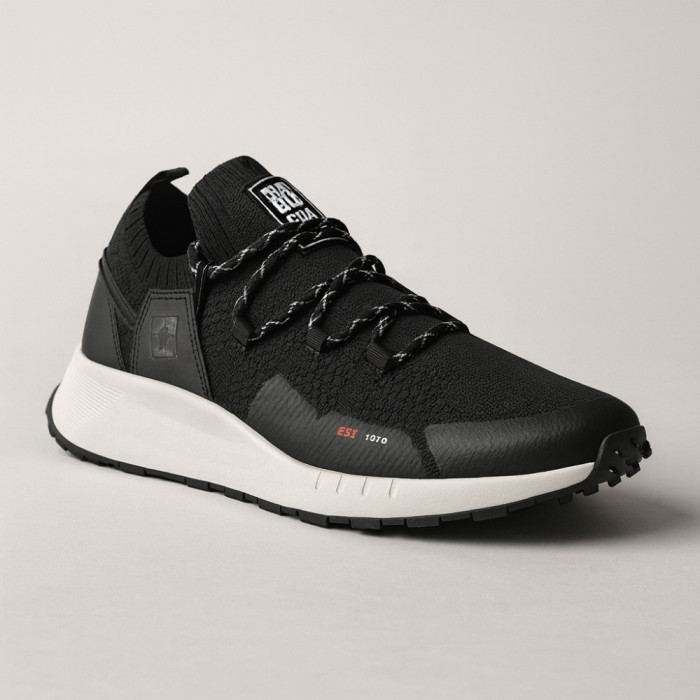 Мужские чёрные кроссовки Big Star Shoes KK174015 Black 5521