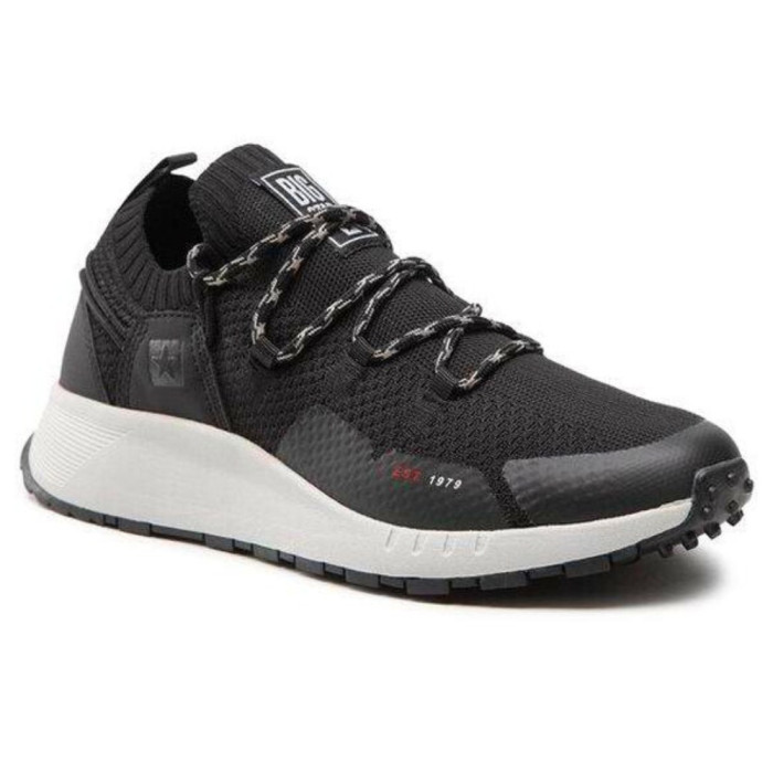 Мужские чёрные кроссовки Big Star Shoes KK174015 Black 5521