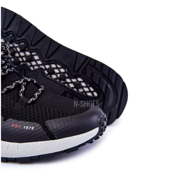 Men’s Black Sneakers Big Star Shoes KK174015 Black 5521