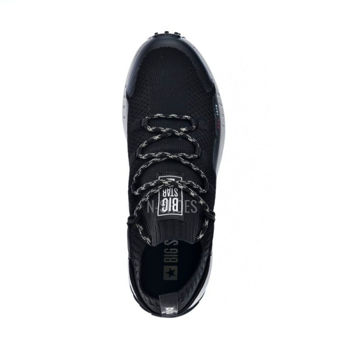 Men’s Black Sneakers Big Star Shoes KK174015 Black 5521
