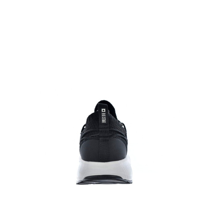 Мужские чёрные кроссовки Big Star Shoes KK174015 Black 5521