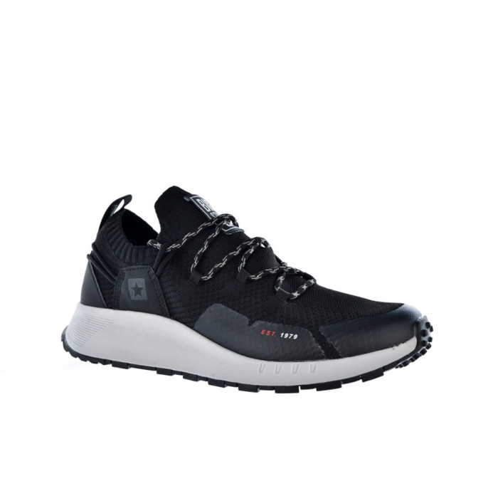 Мужские чёрные кроссовки Big Star Shoes KK174015 Black 5521
