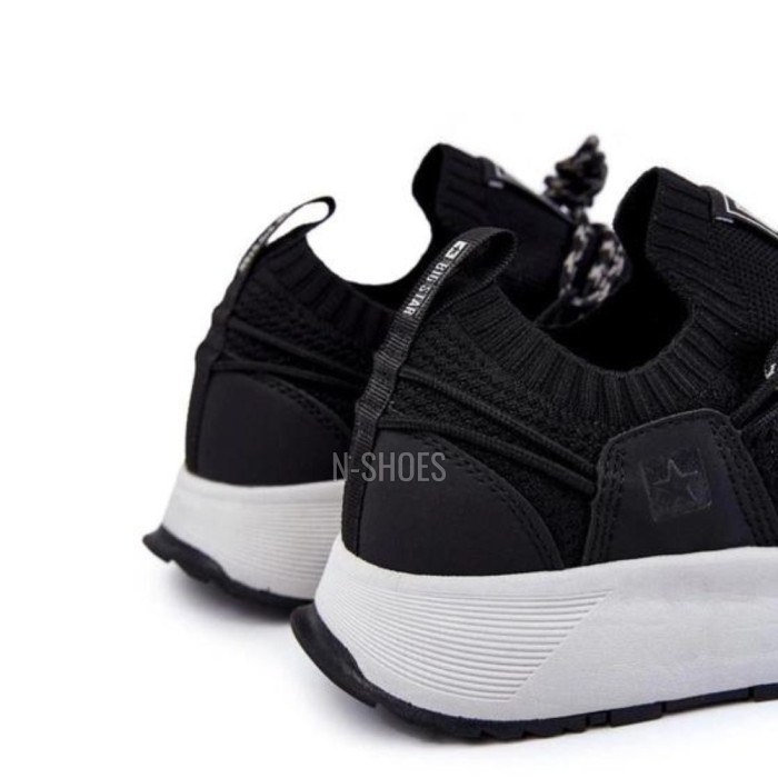Men’s Black Sneakers Big Star Shoes KK174015 Black 5521