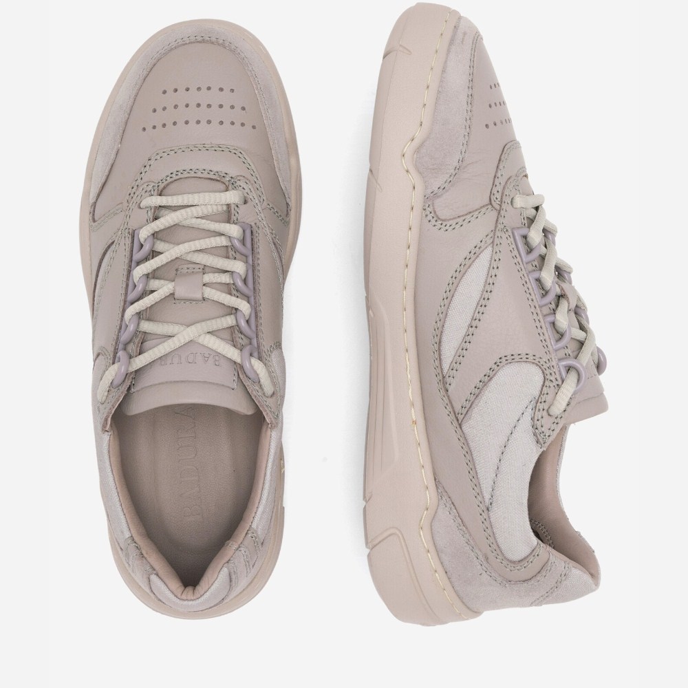 Мужские кожаные кроссовки Badura (Польша) модель 5539