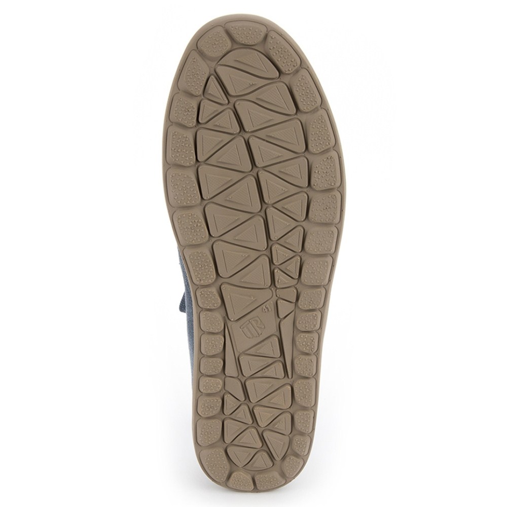 Men's denim moccasins GRUNBERG (Italy) model 5552