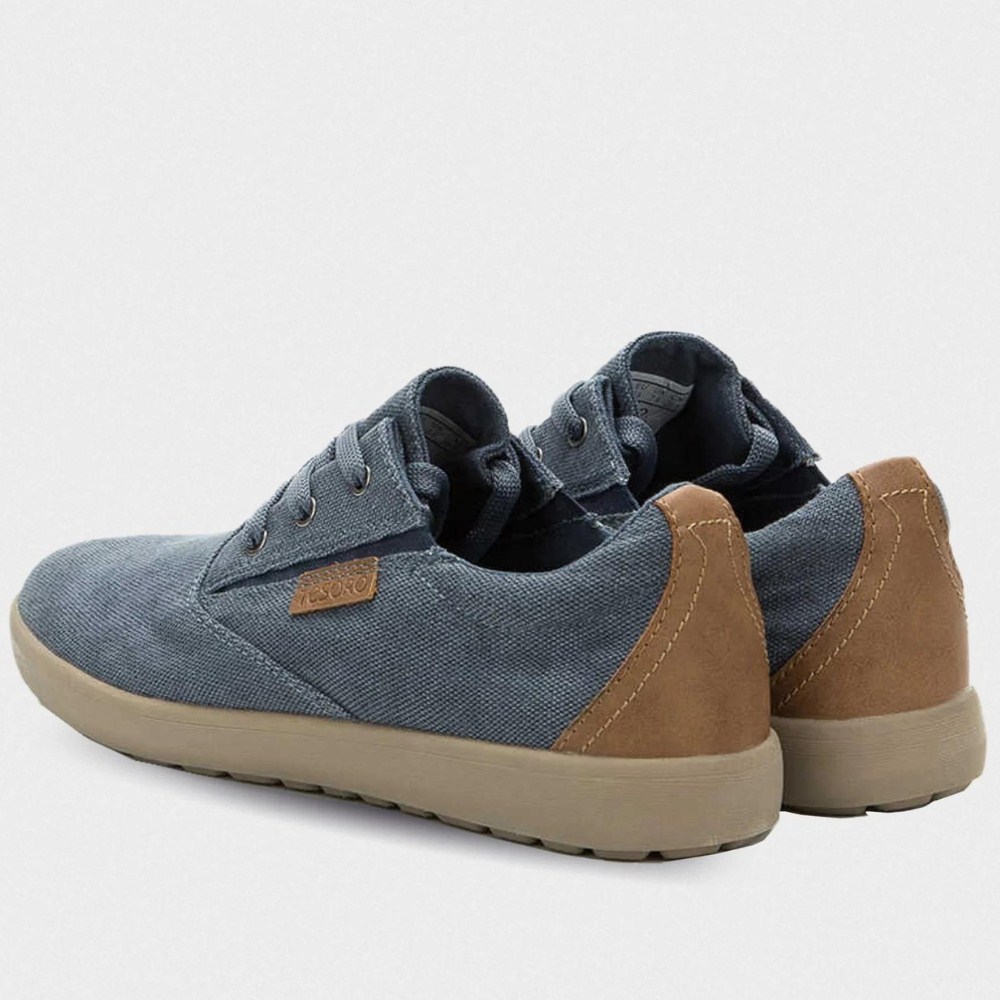 Men's denim moccasins GRUNBERG (Italy) model 5552