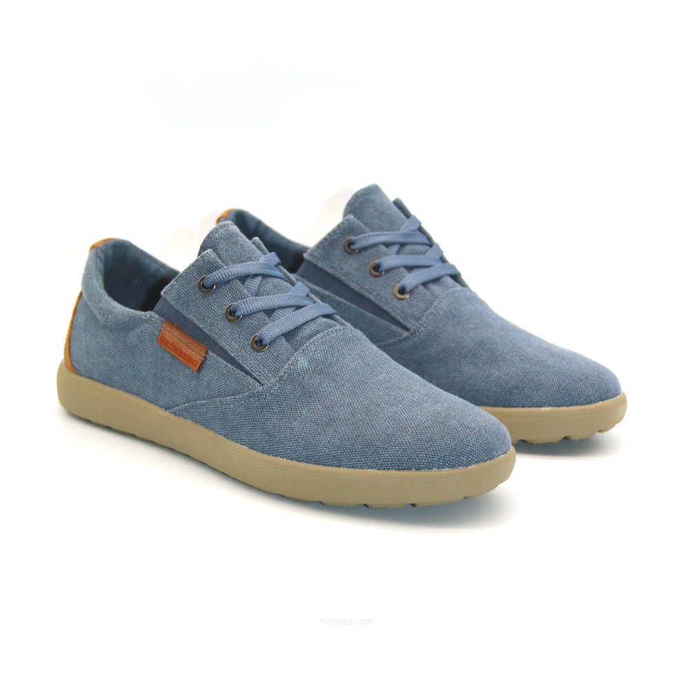 Men's denim moccasins GRUNBERG (Italy) model 5552
