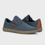 Men's denim moccasins GRUNBERG (Italy) model 5552