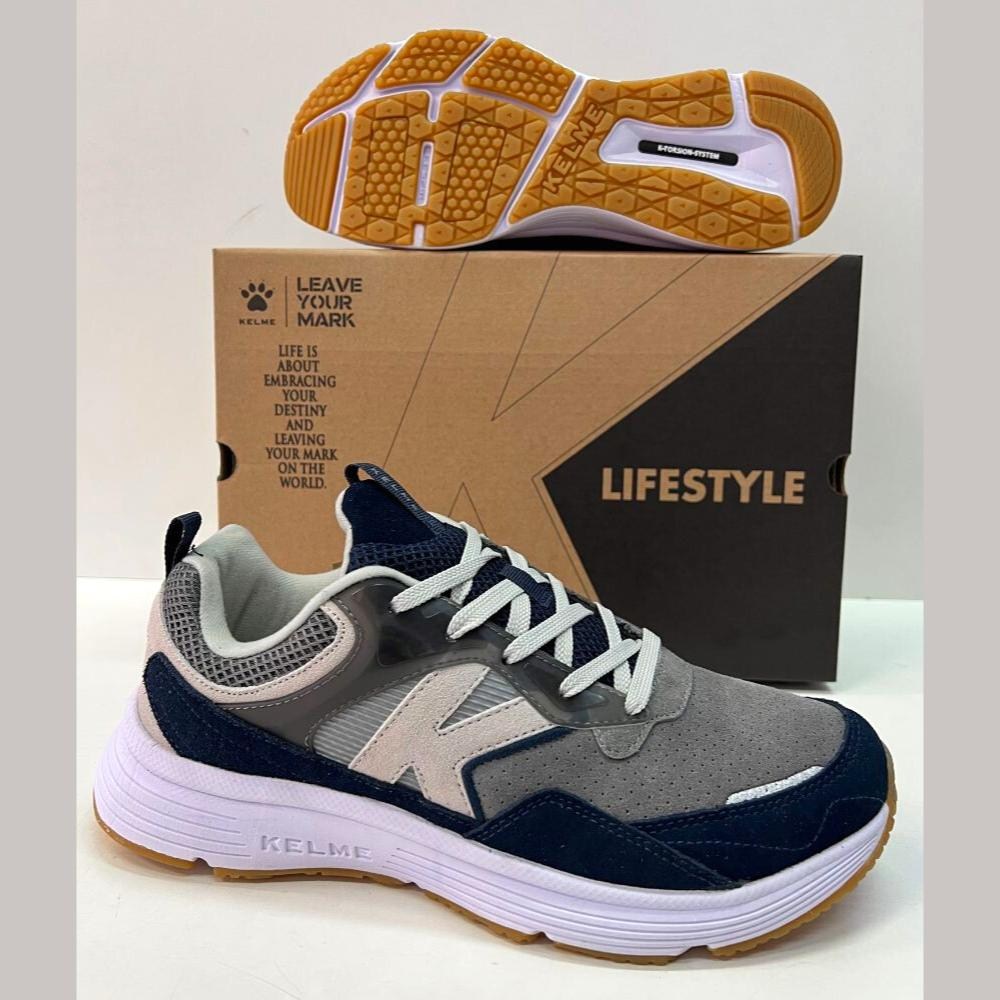 Мужские кожаные кроссовки Kelme FLOW (Испания) модель 5581