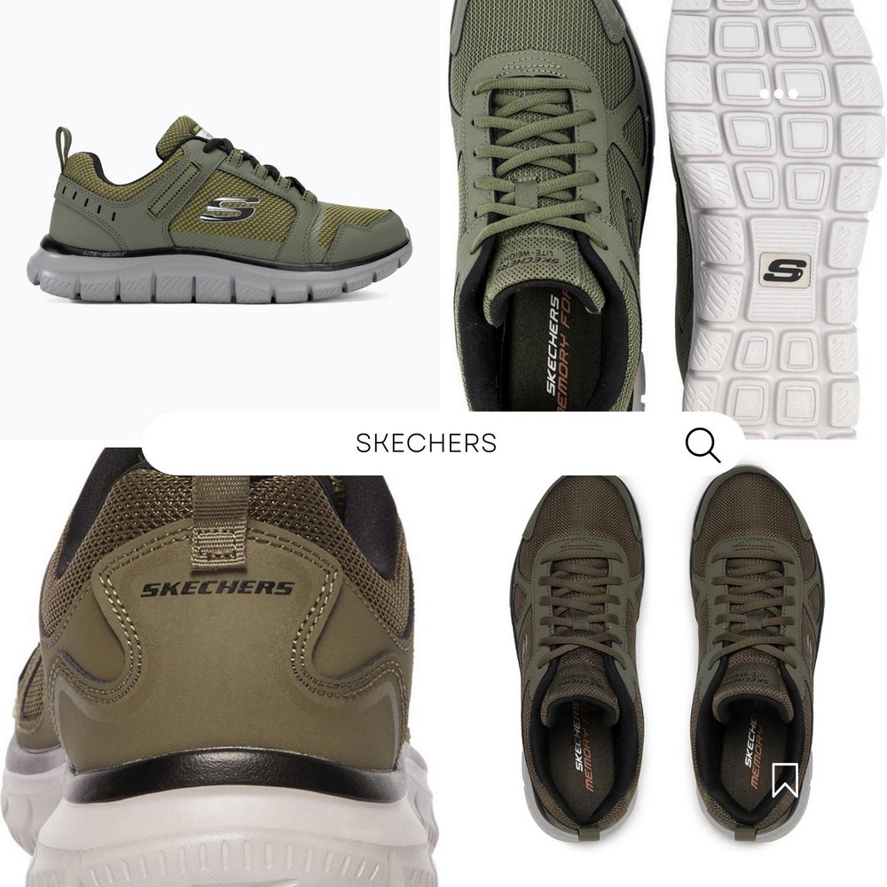 Кроссовки Skechers Track Scloric 52631 OLBK Oak Canyon Verketta 51898 модель 5652