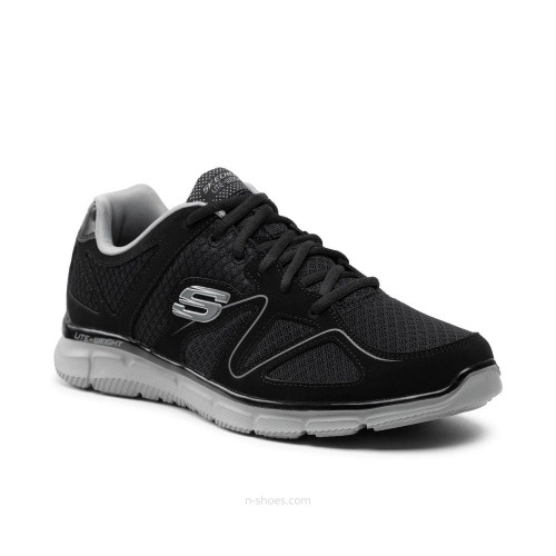 Чоловічі чорні кросівки Skechers Flash Point 58350 BKGY 5653 Чоловічі чорні кросівки Skechers Flash Point 58350 BKGY 5653