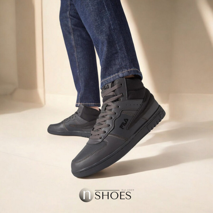 Men’s grey high-top sneakers Fila Noclaf Cb Mid FFM0033-80015 5655