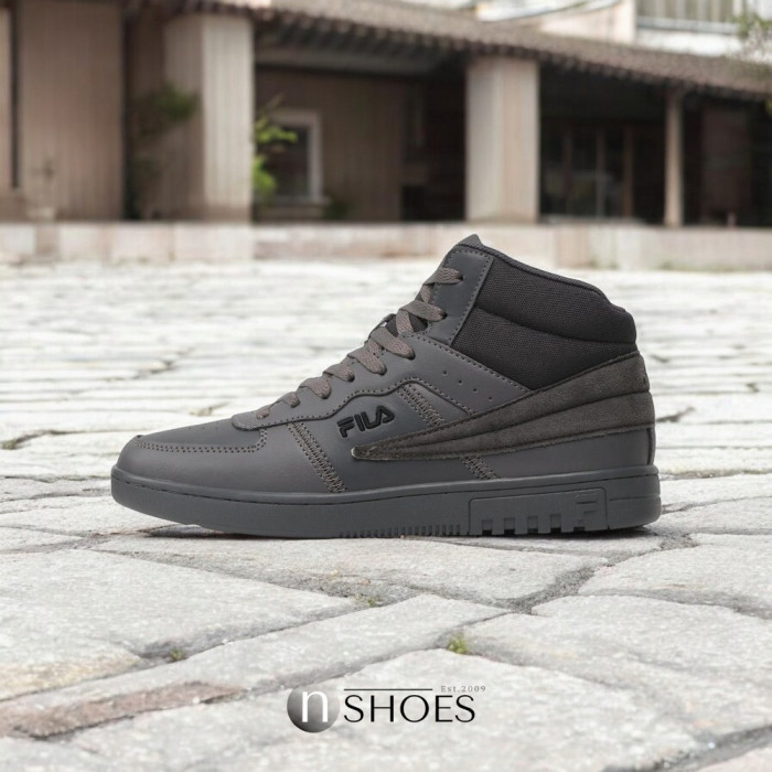 Men’s grey high-top sneakers Fila Noclaf Cb Mid FFM0033-80015 5655