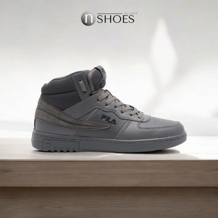 Men’s grey high-top sneakers Fila Noclaf Cb Mid FFM0033-80015 5655
