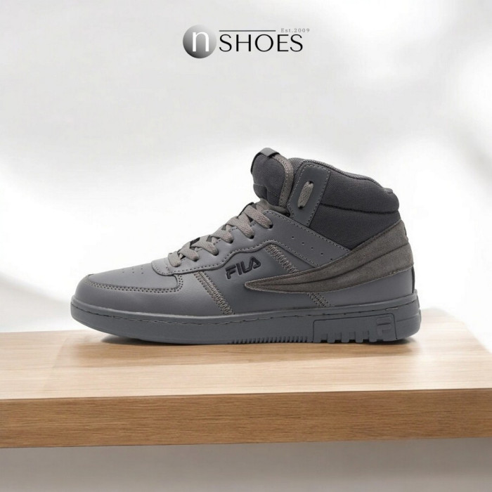 Men’s grey high-top sneakers Fila Noclaf Cb Mid FFM0033-80015 5655