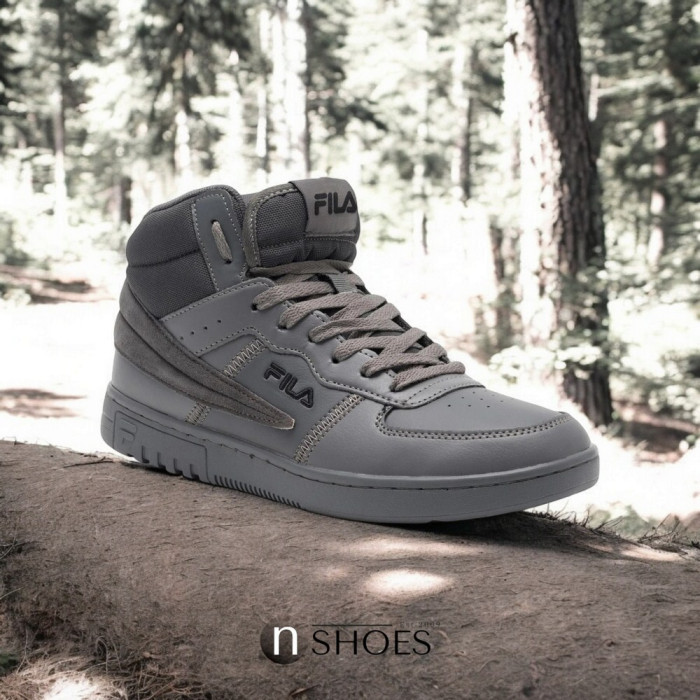 Men’s grey high-top sneakers Fila Noclaf Cb Mid FFM0033-80015 5655