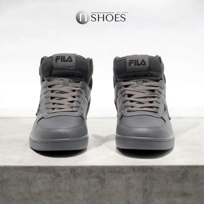 Men’s grey high-top sneakers Fila Noclaf Cb Mid FFM0033-80015 5655