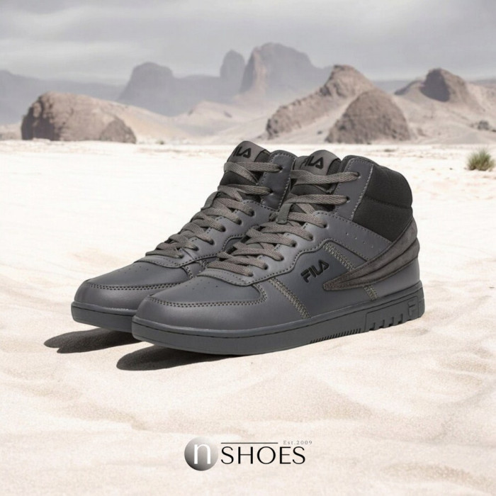 Men’s grey high-top sneakers Fila Noclaf Cb Mid FFM0033-80015 5655