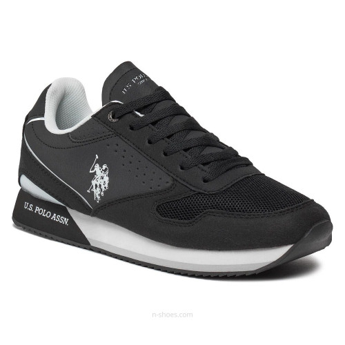 Мужские элитные черные кроссовки U.S. POLO ASSN. NOBIL003G 5656