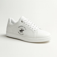 Men's White Elite Sneakers Shoes Beverly Hills Polo Club MYL-CE23388A 5680
