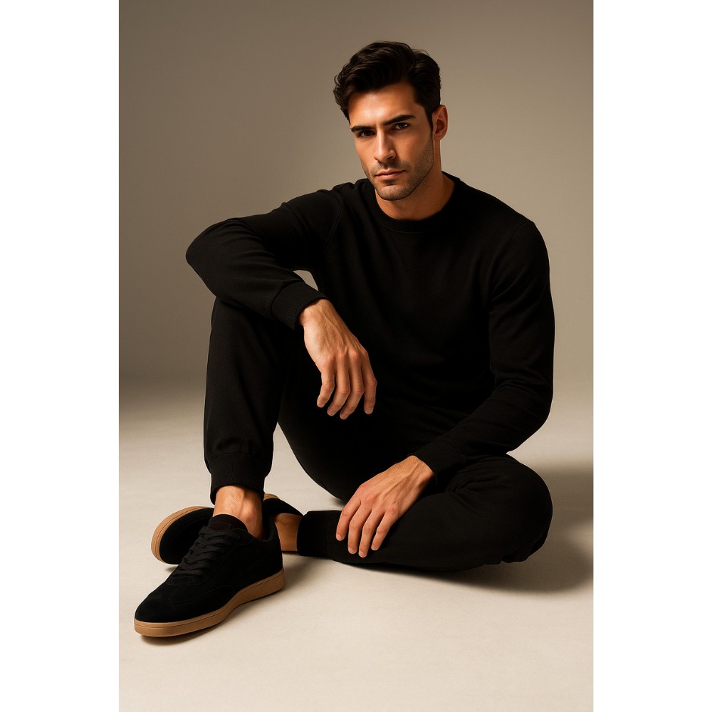 Men's trendy suede sneakers Sprandi RETROSTEMP model 5685