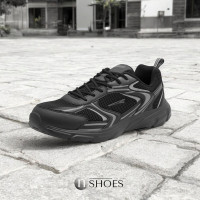 Men's black trendy sneakers Sprandi MP40-23404Z 5693 in the style of New Balance 530 MR530PB